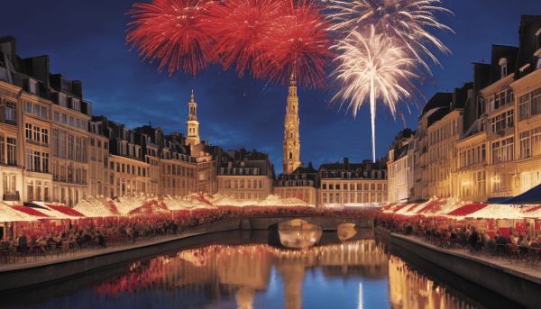 Assistez aux feux d’artifice à Lille pour la fête nationale