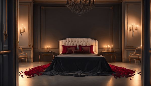 L’heure d’une nuit romantique dans une love room au Mans