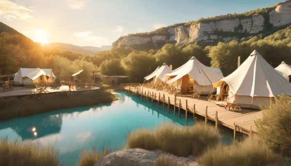 Vivez les gorges du Tarn au camping Huttopia Millau